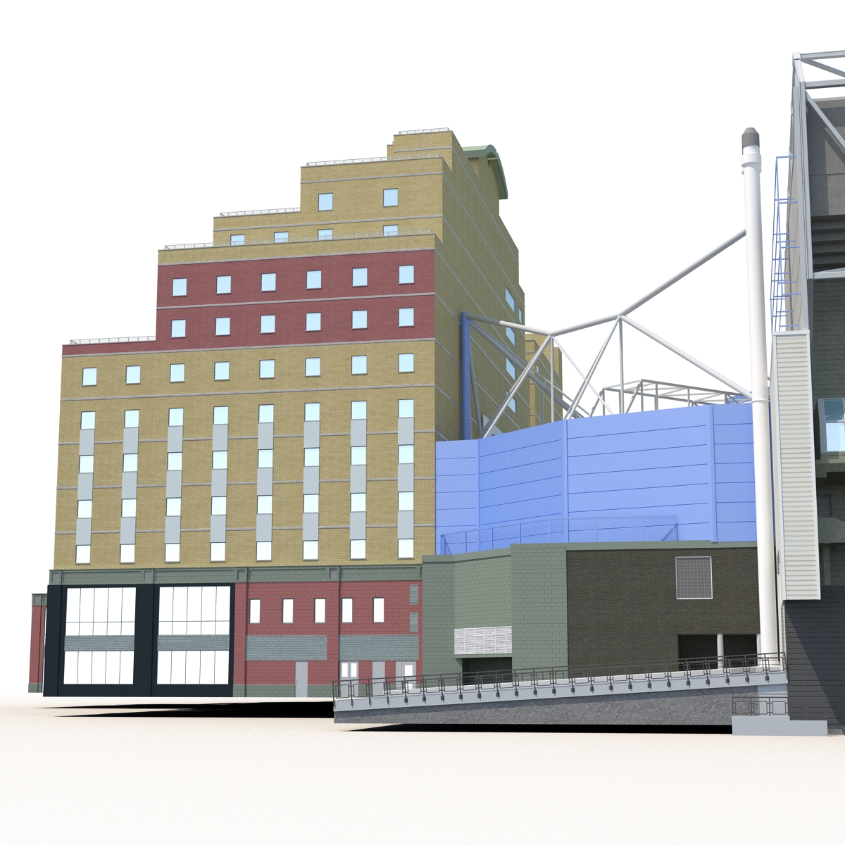 3D Stamford Bridge Stadium model