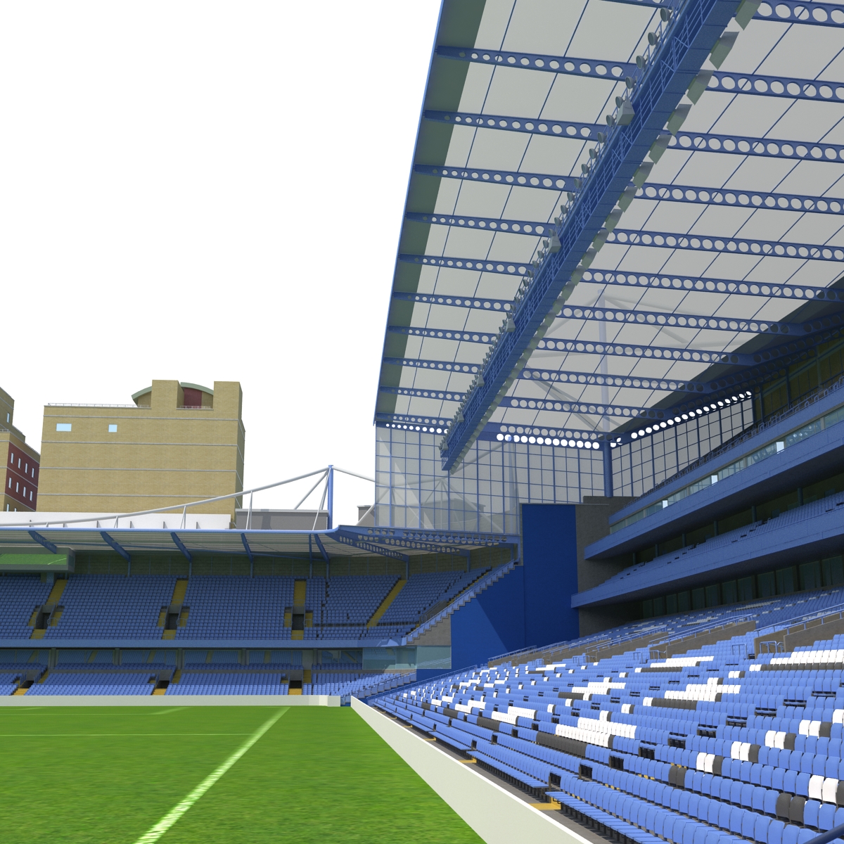 3D Stamford Bridge Stadium model