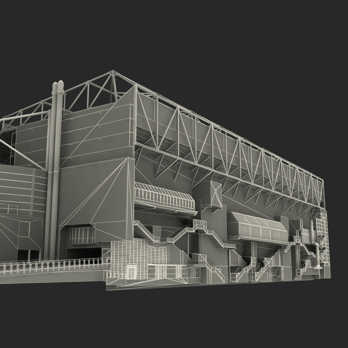 3D Stamford Bridge Stadium model