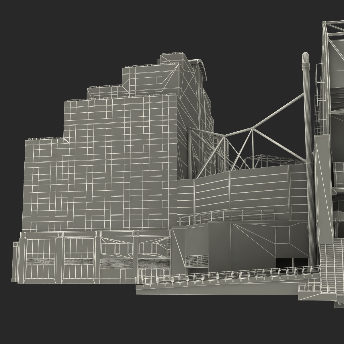 3D Stamford Bridge Stadium model