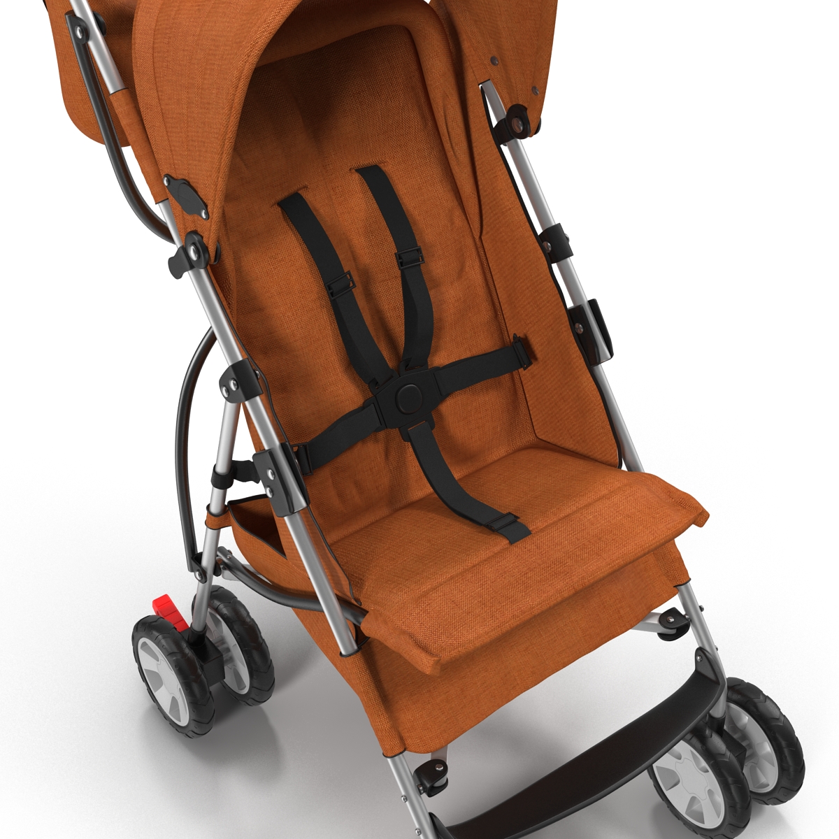 3D model Baby Stroller Orange