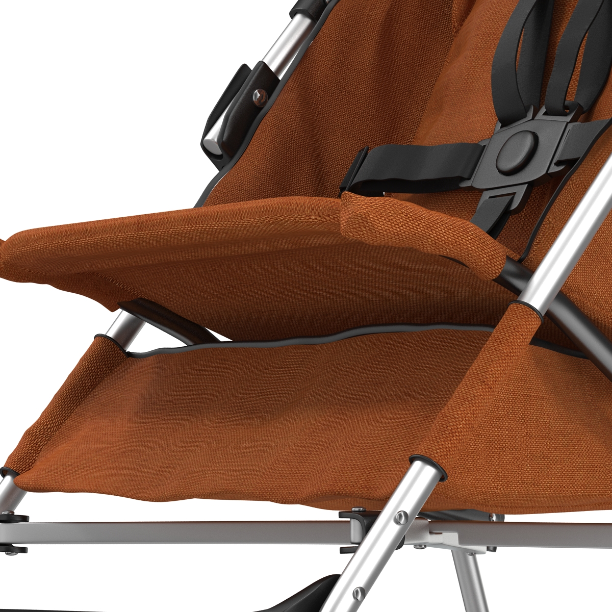 3D model Baby Stroller Orange