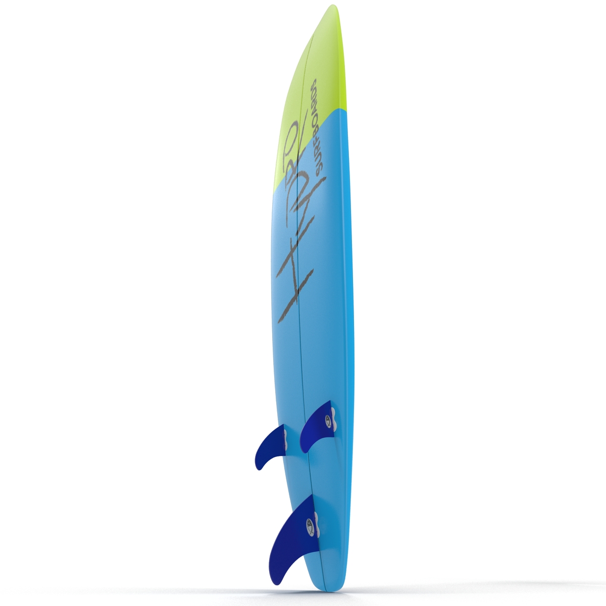 3D Surfboard Longboard Set model