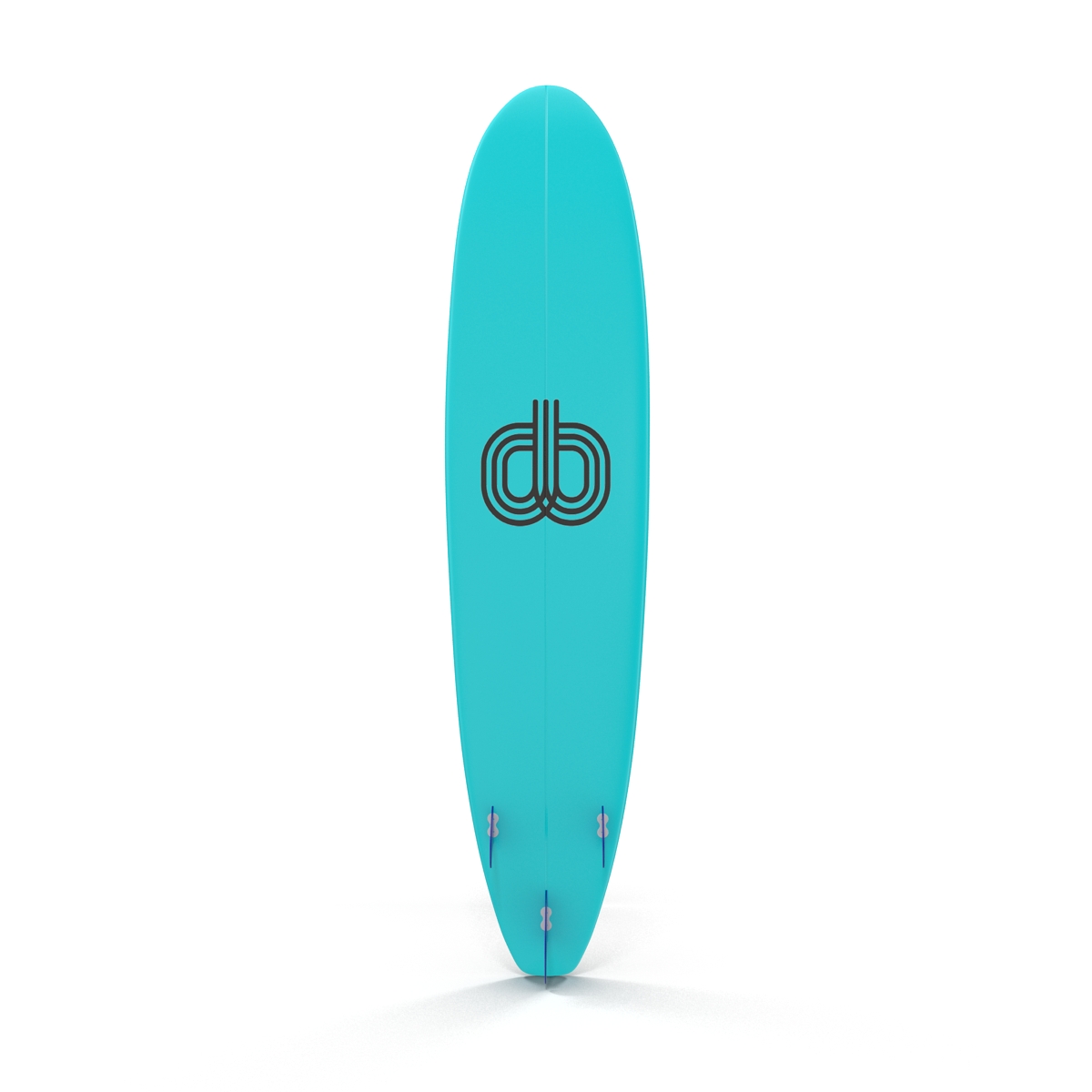 3D Surfboard Longboard Set model