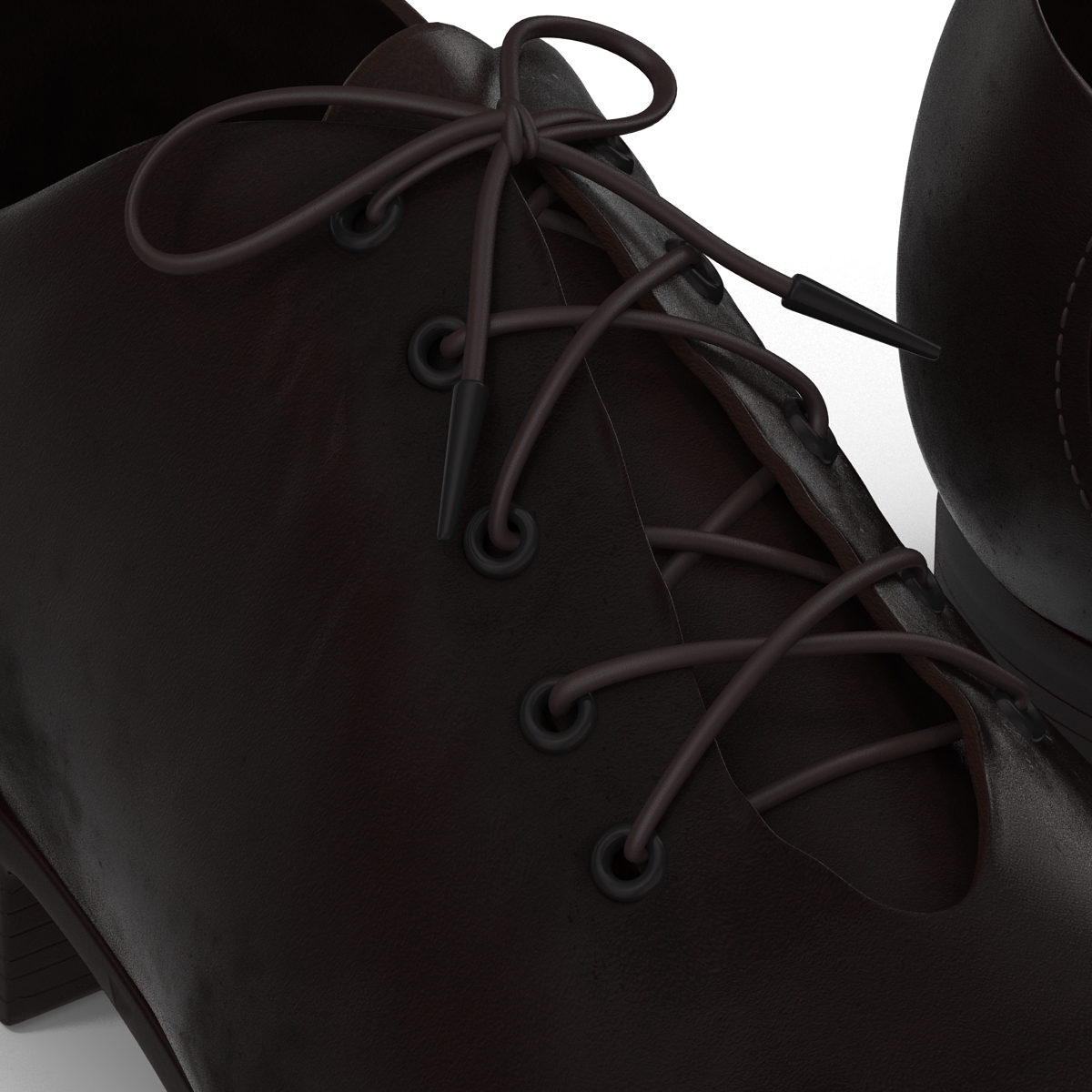 3D Old Man Shoes model