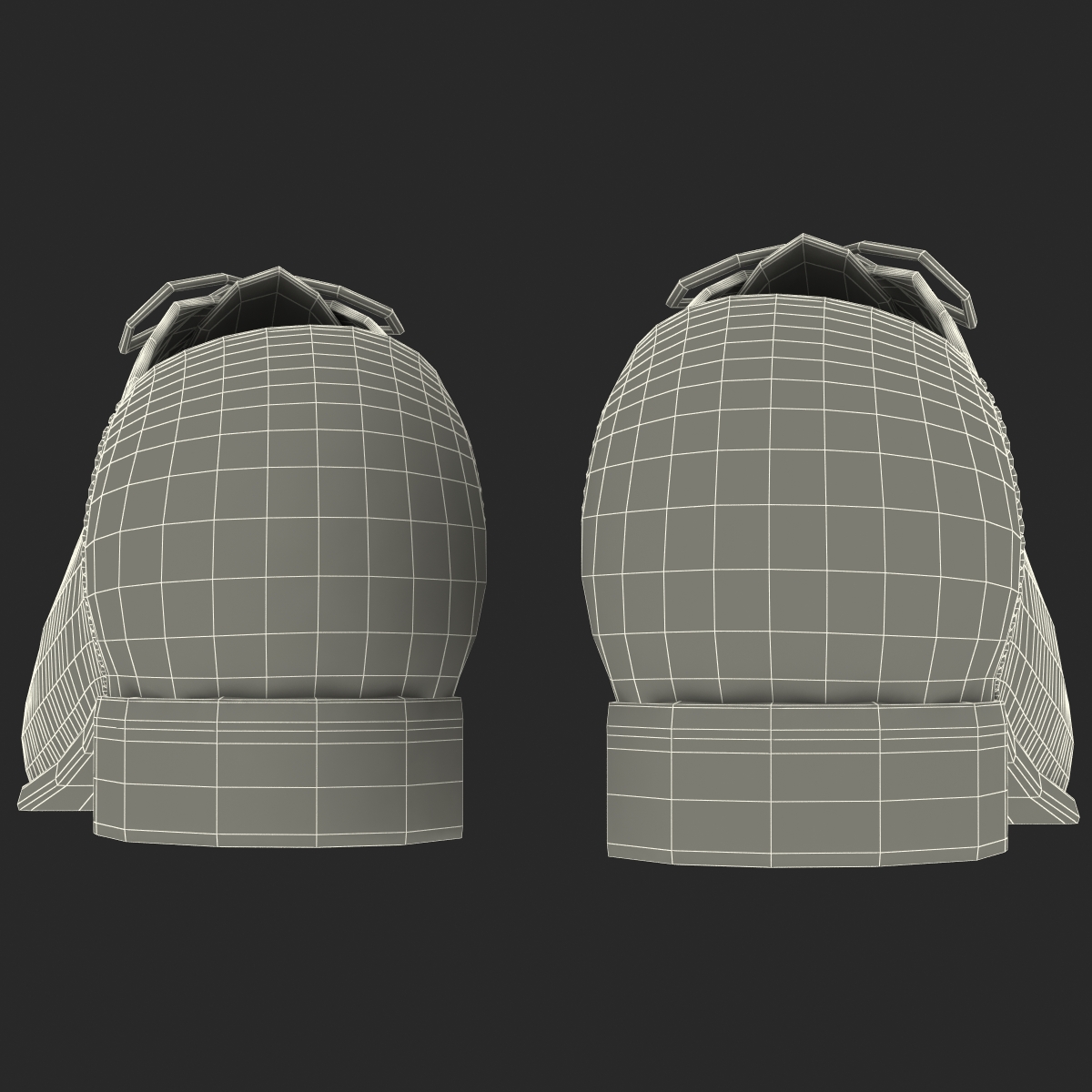 3D Old Man Shoes model