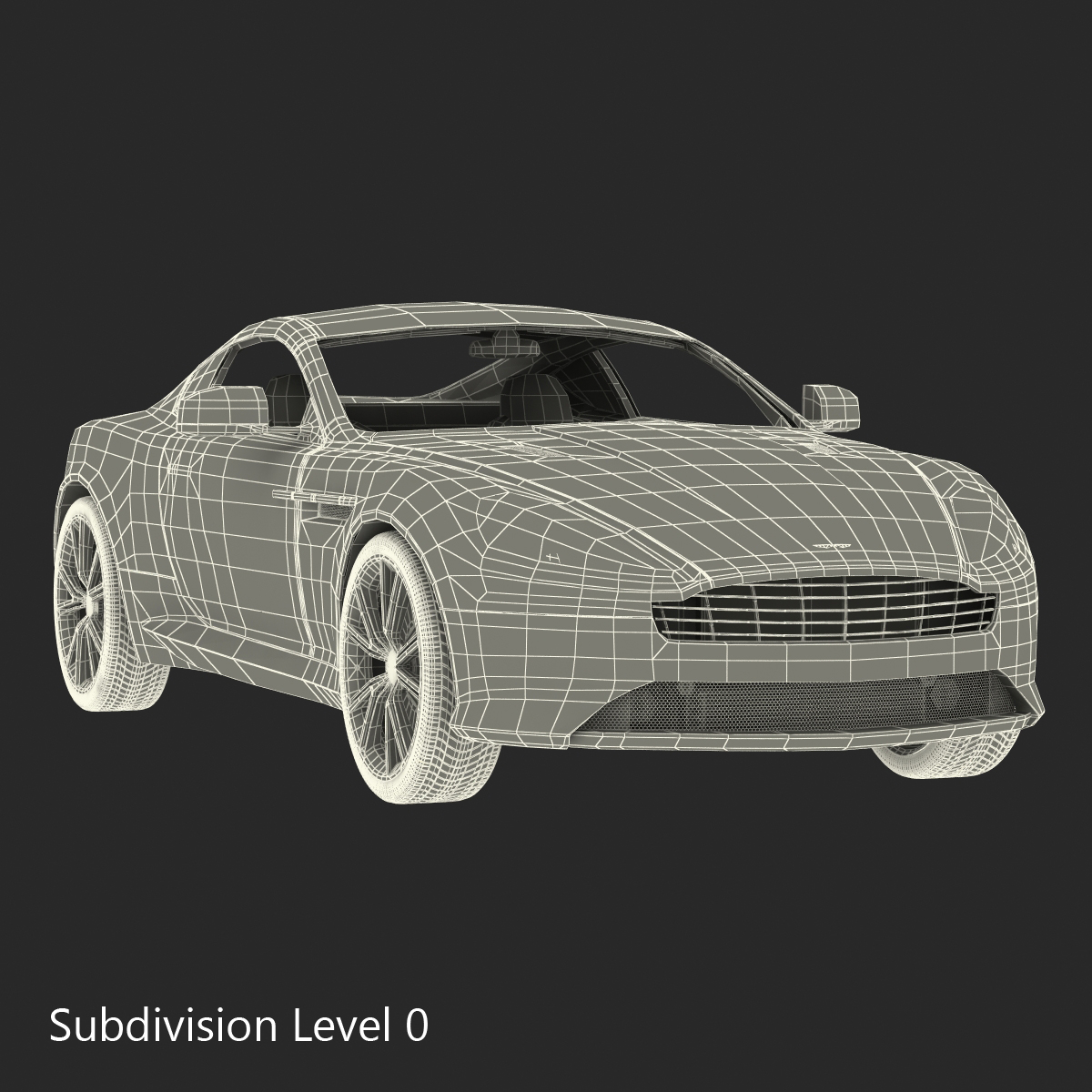 3D Aston Martin DB9 2014