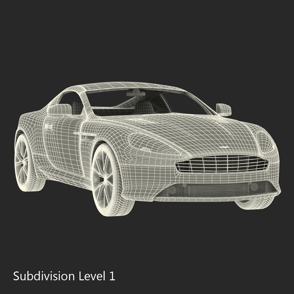 3D Aston Martin DB9 2014