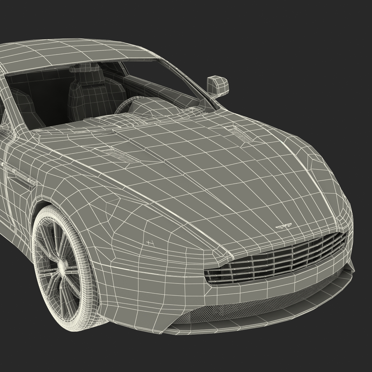 3D Aston Martin DB9 2014