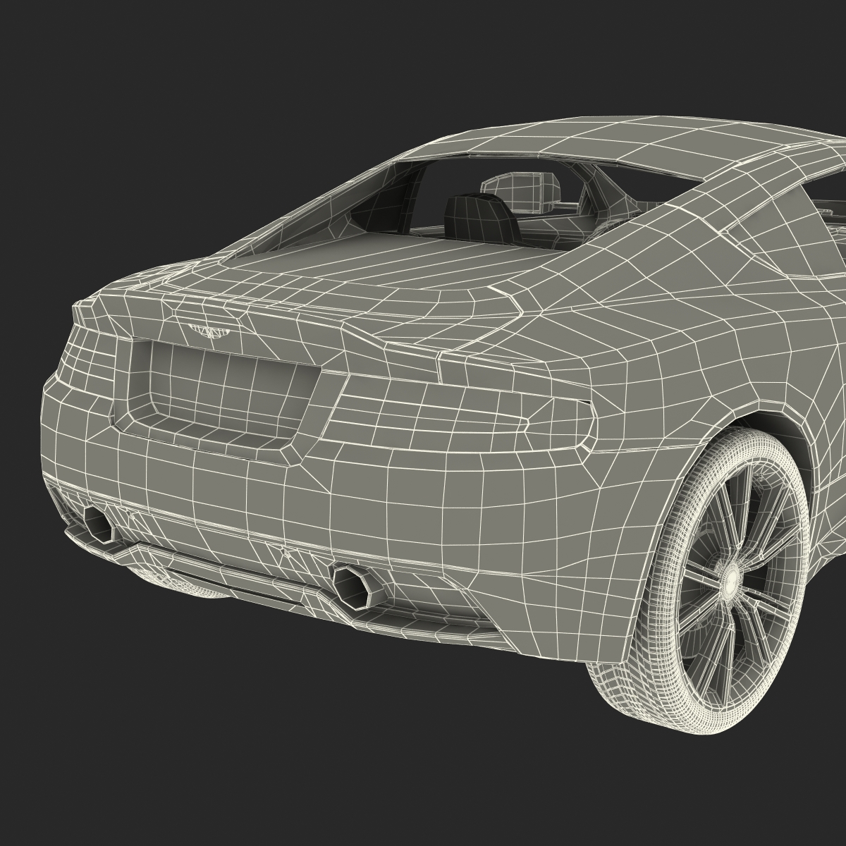 3D Aston Martin DB9 2014