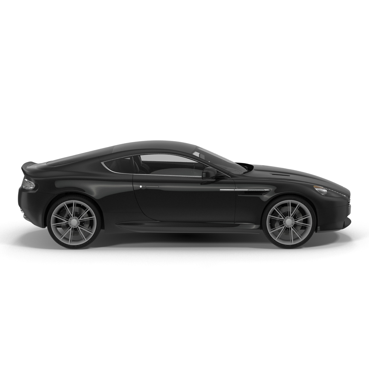 Aston Martin DB9 2014 Simple Interior 3D