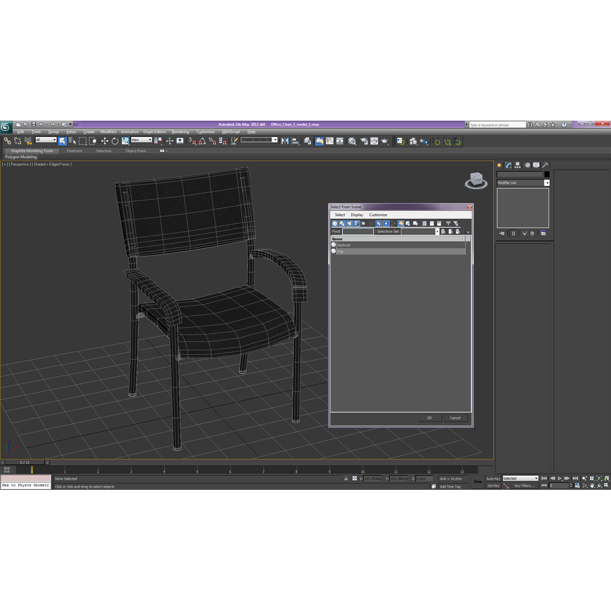 Office Chair 3 3D model