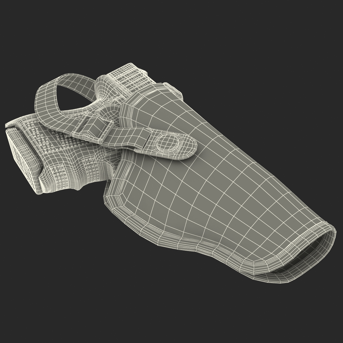 3D model Glock 26 and Holster