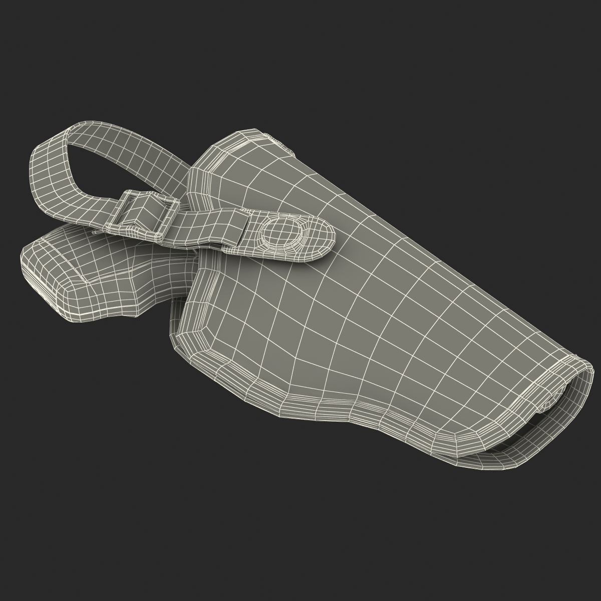 3D model Revolver and Holster