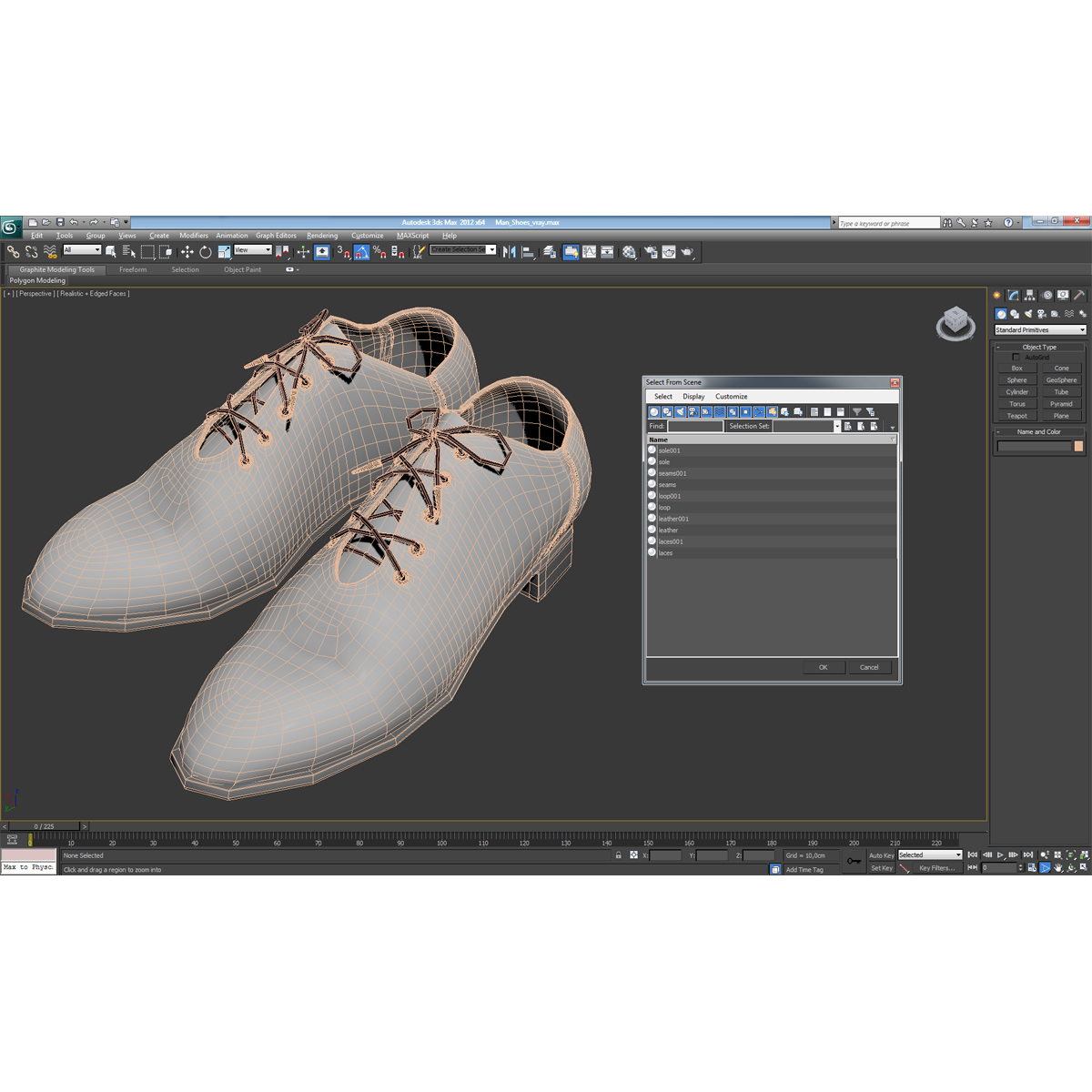 Man Shoes 3D model