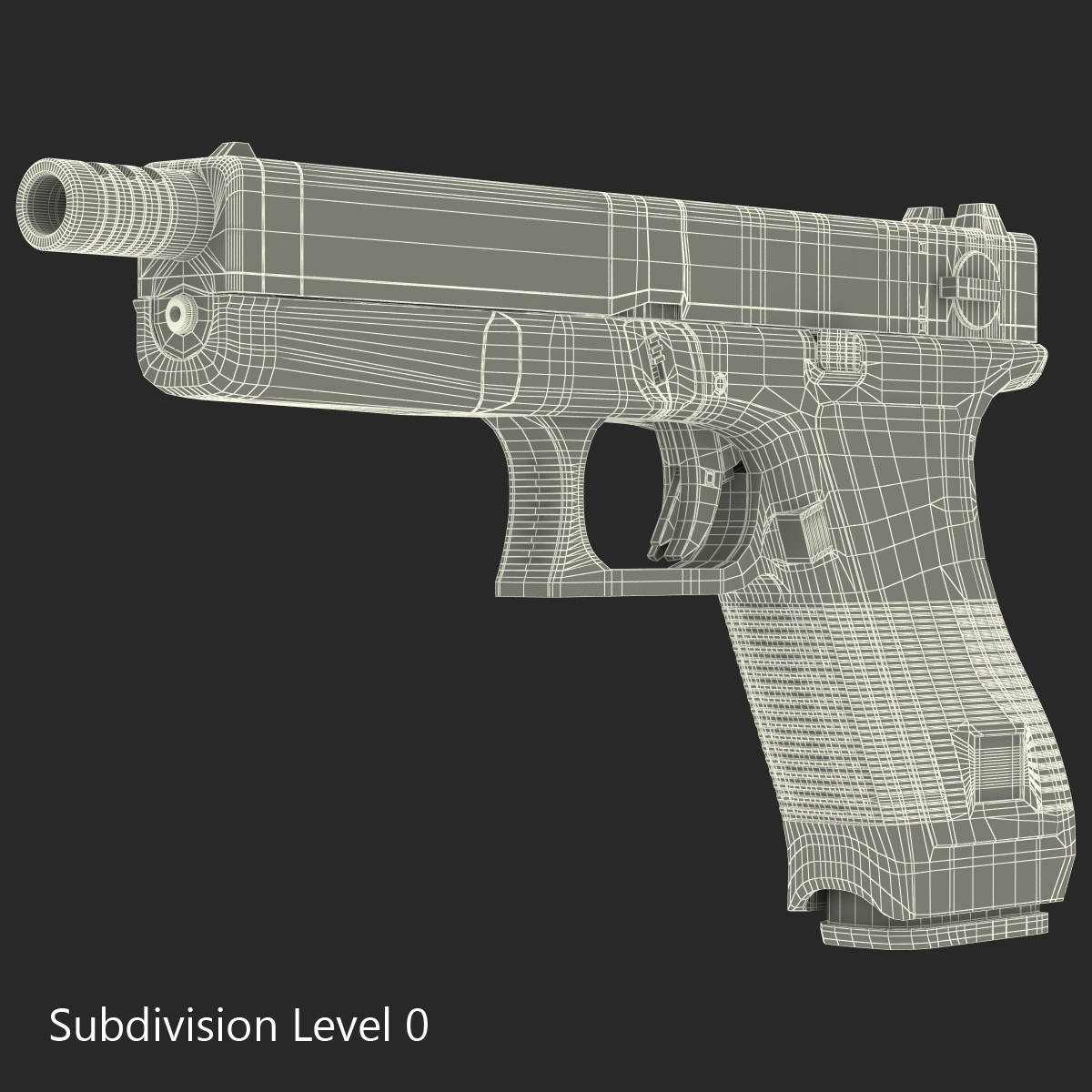 3D model Automatic Pistol Glock 18