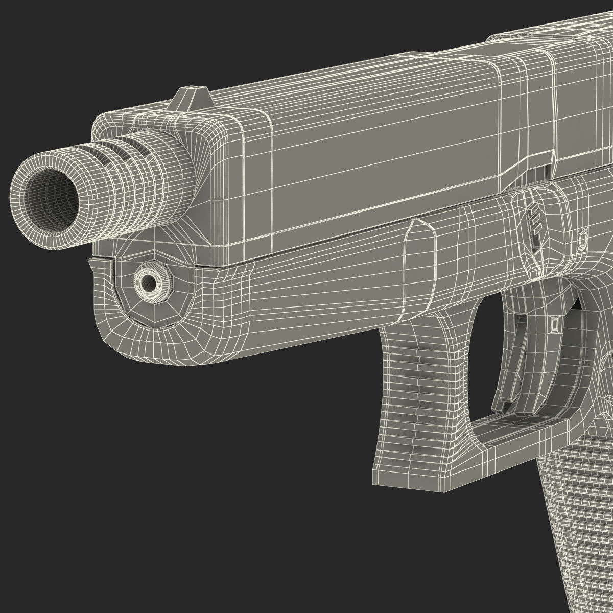 3D model Automatic Pistol Glock 18