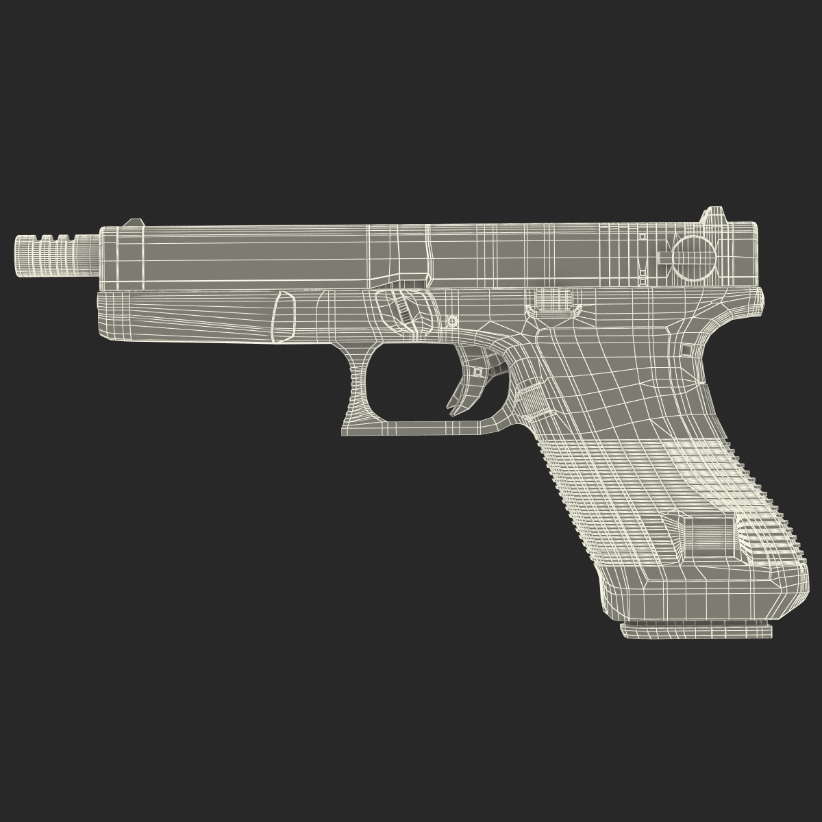 3D model Automatic Pistol Glock 18