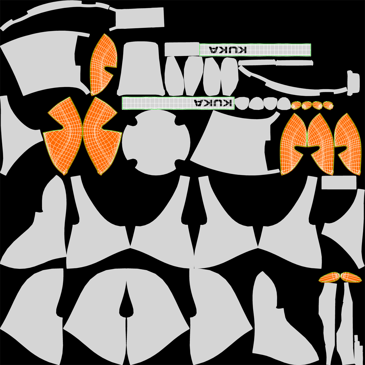 Kuka Robot LBR IIWA 7 R800 Set Rigged 3D