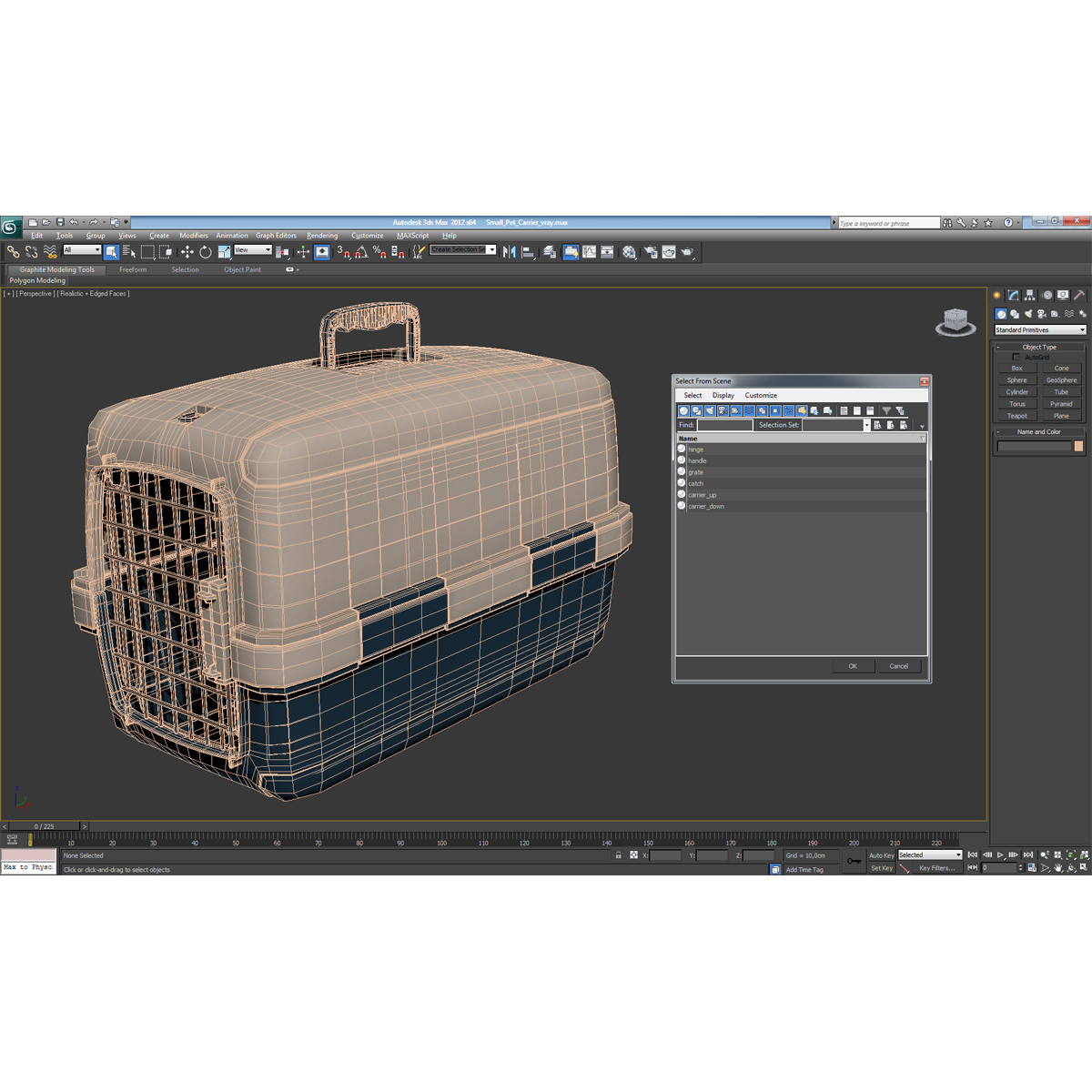 Small Pet Carrier 3D