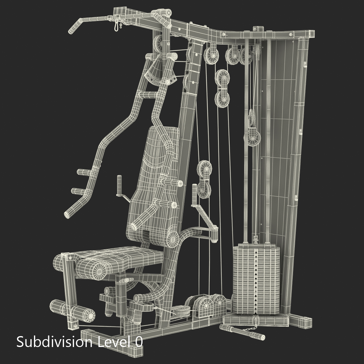 Weight Machine 3D model