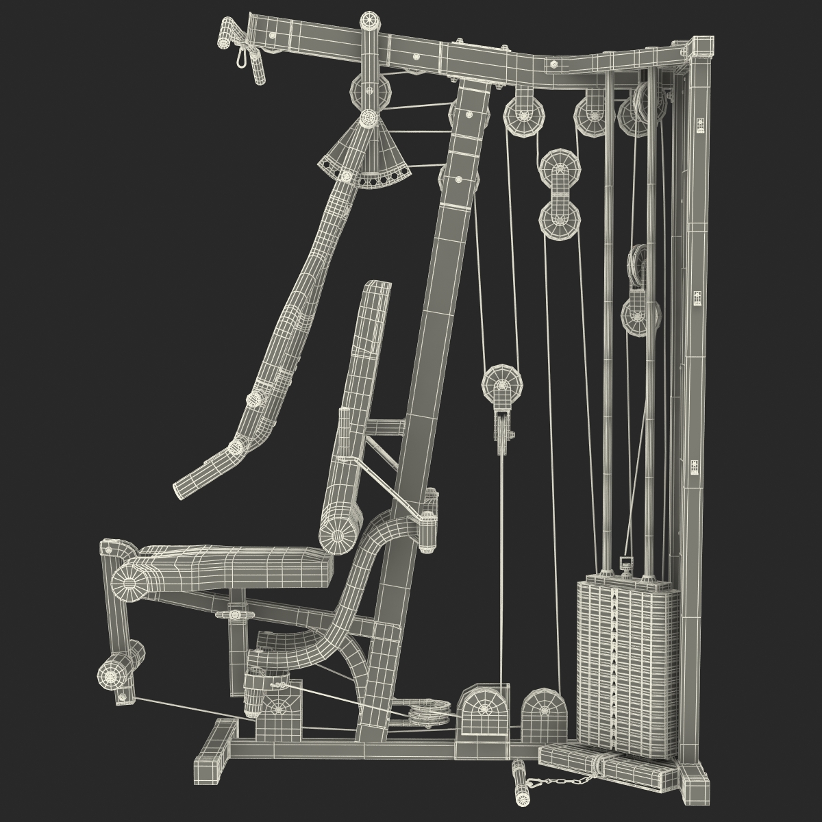 Weight Machine 3D model