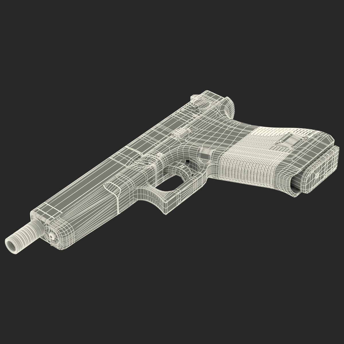 Automatic Pistol Generic 3D model