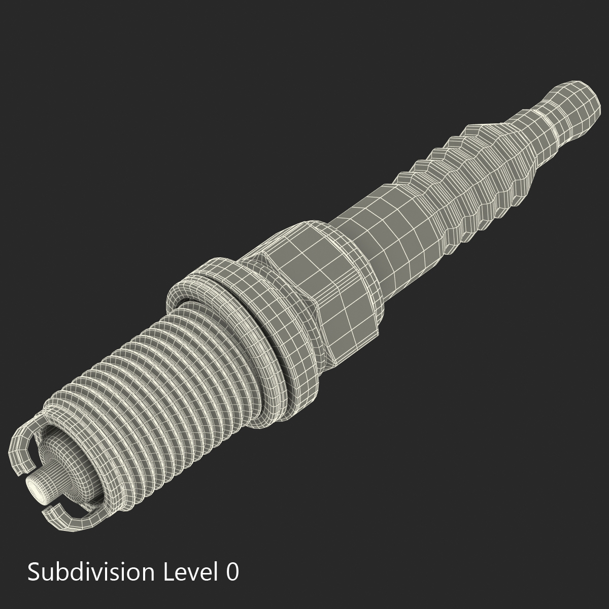 3D model Spark Plug Dual Electrode