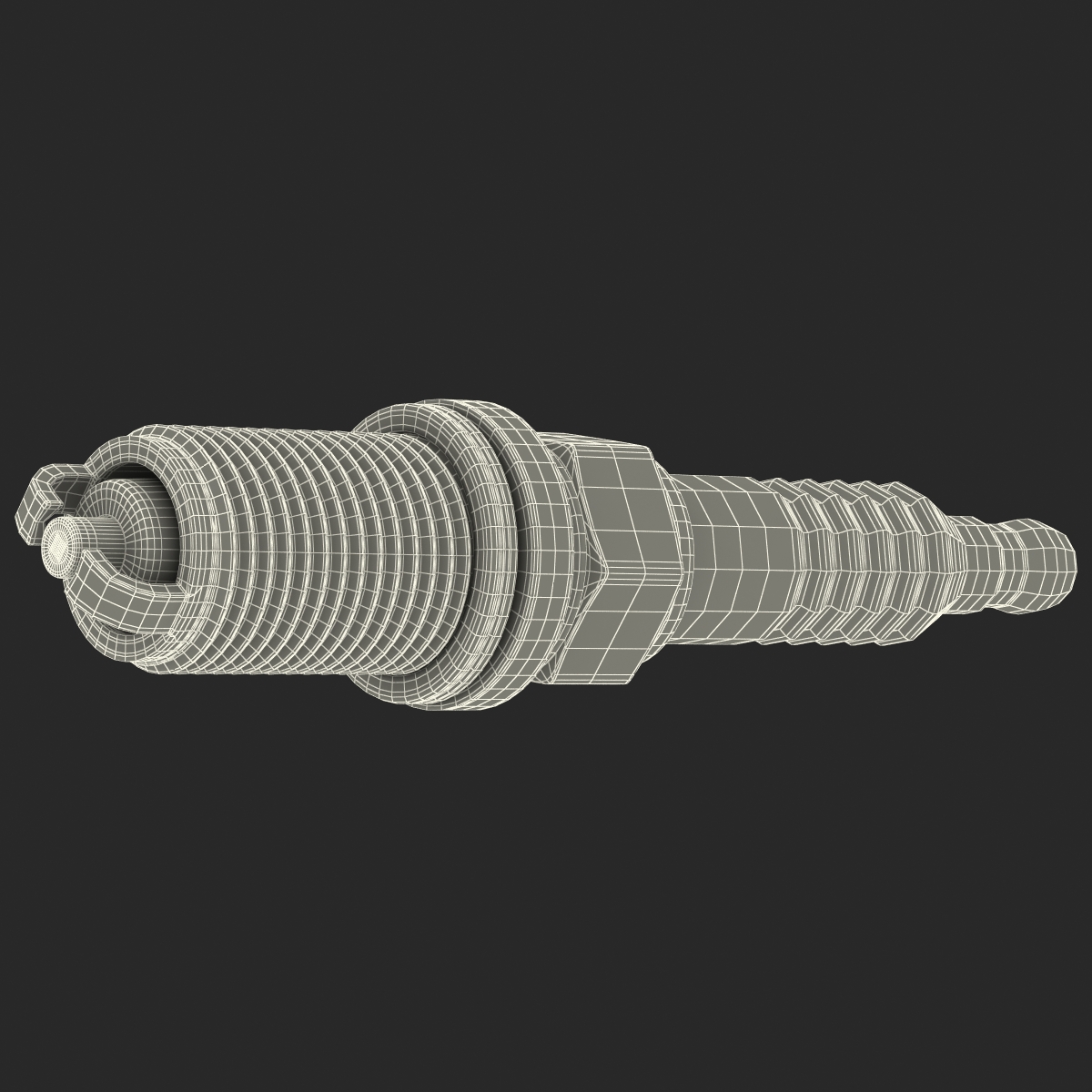 3D model Spark Plug Dual Electrode