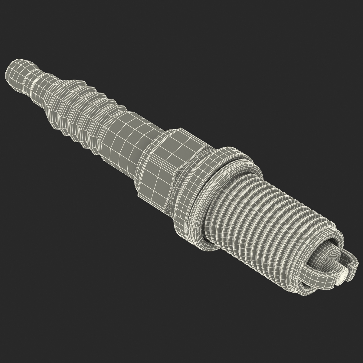 3D model Spark Plug Dual Electrode