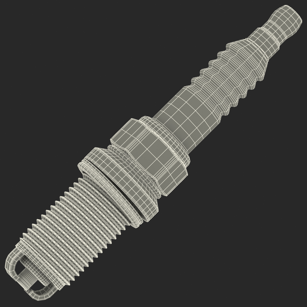 3D model Spark Plug Dual Electrode