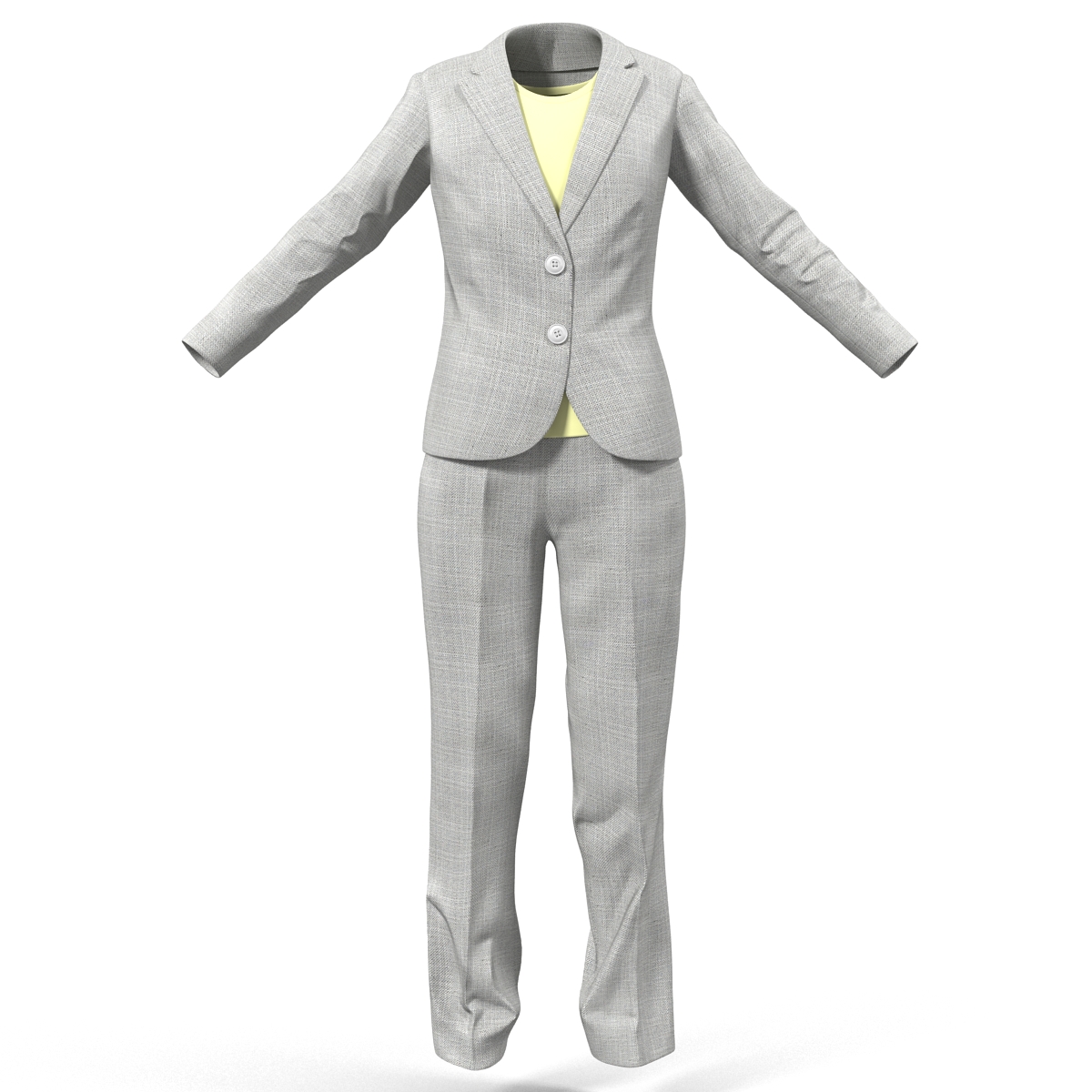 3D Women Workwear Suit 2