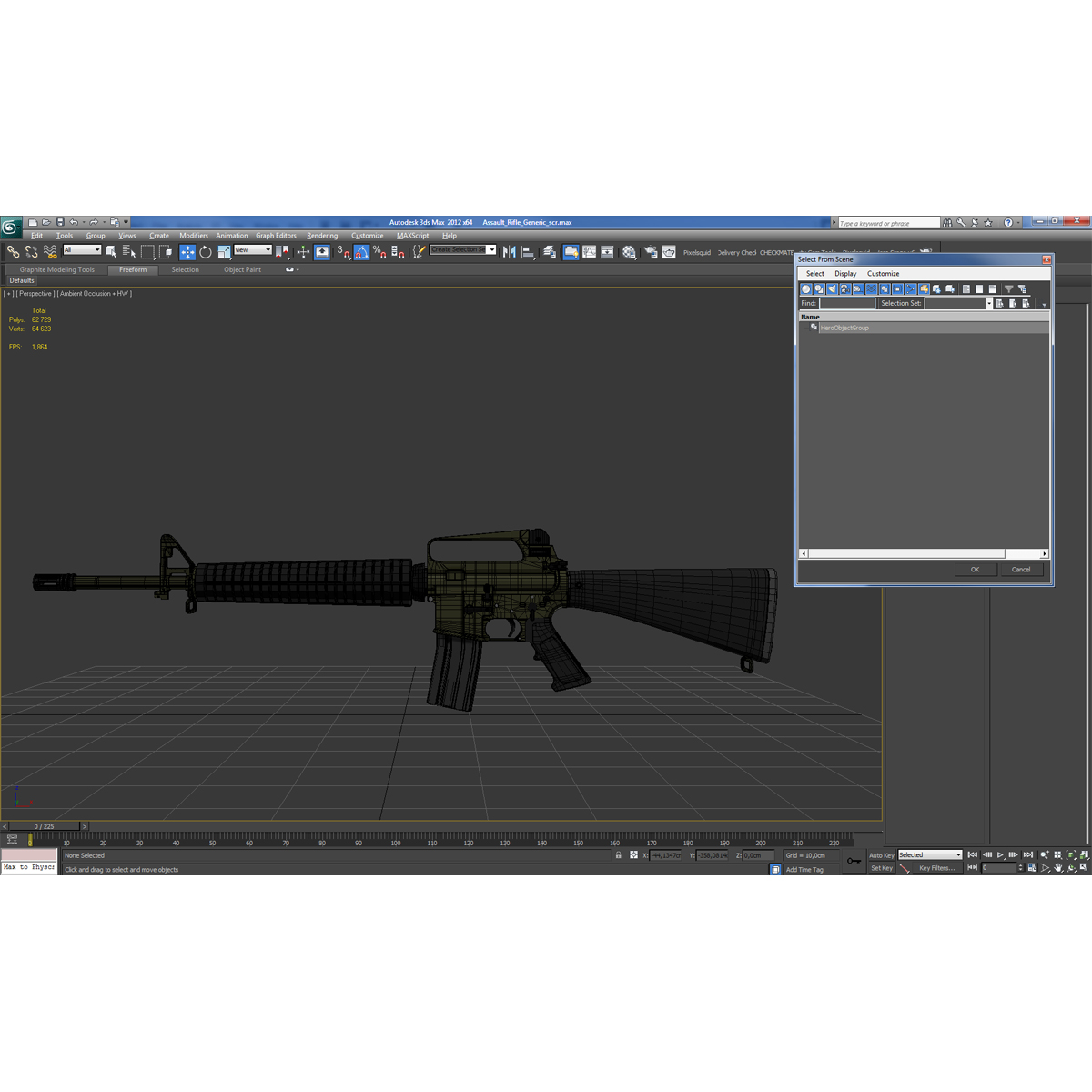 3D Rifle M16A2