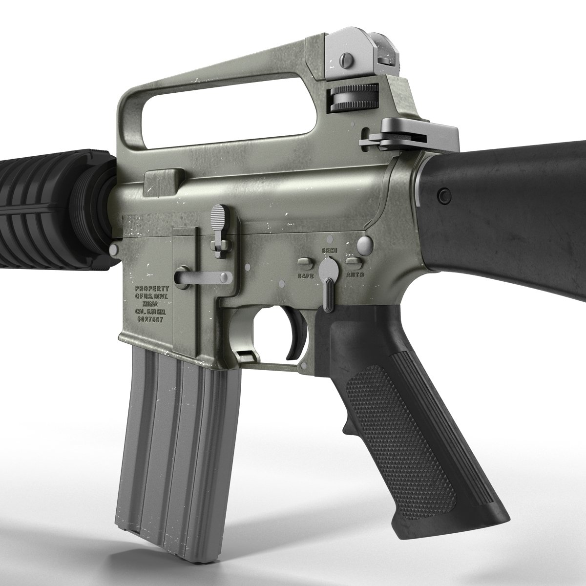 3D Rifle M16A2