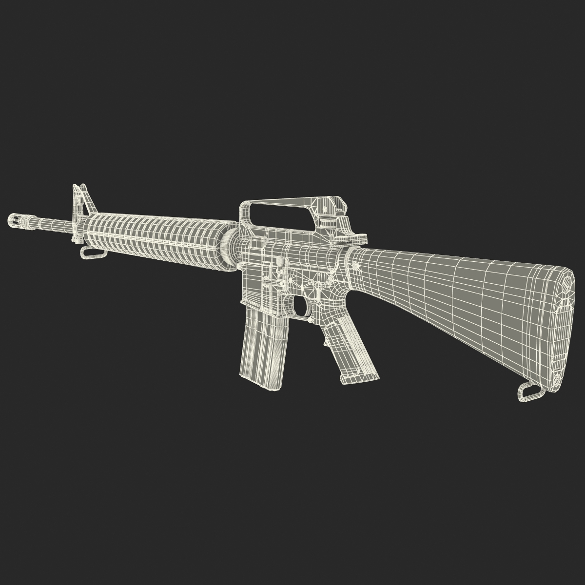 3D Rifle M16A2