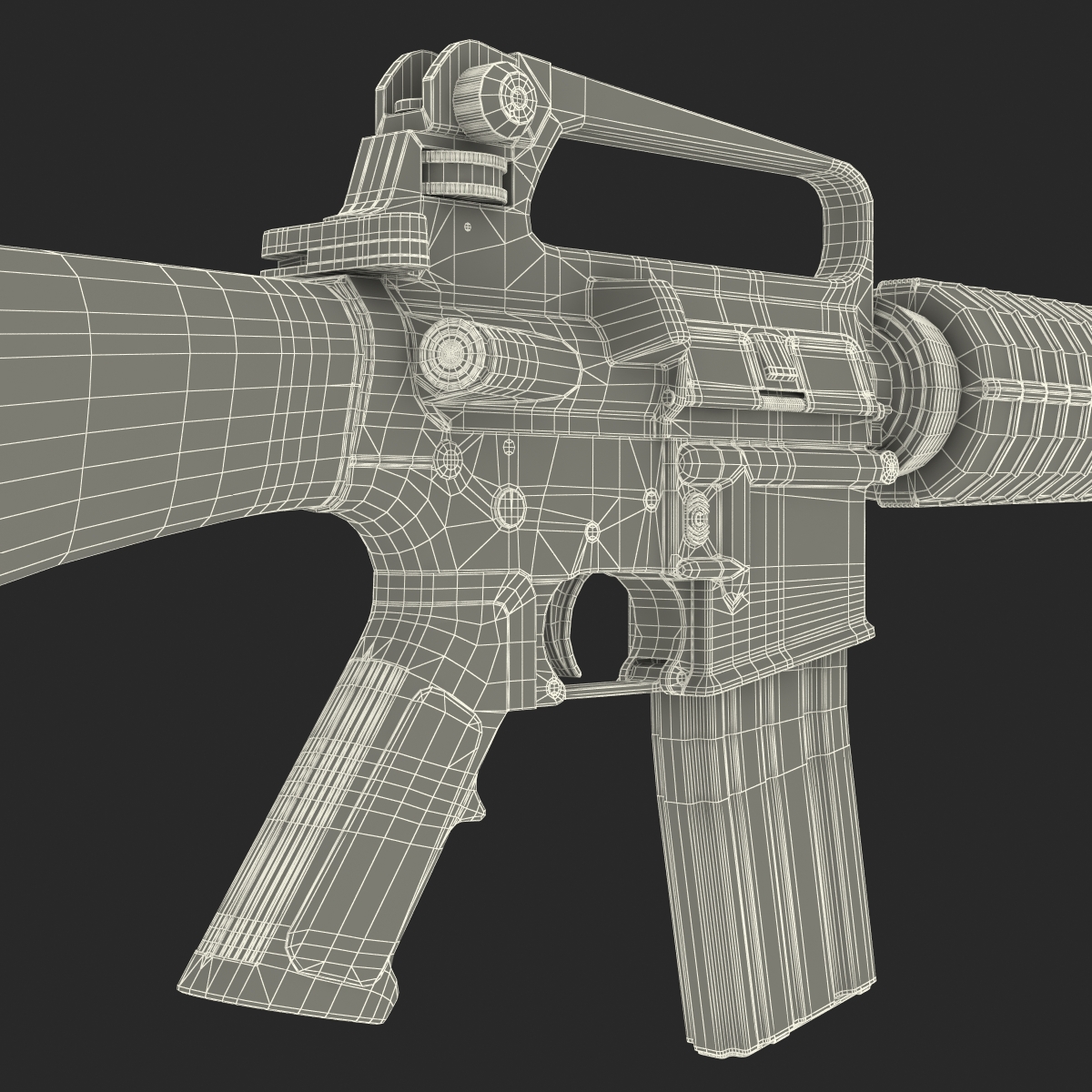 3D Rifle M16A2