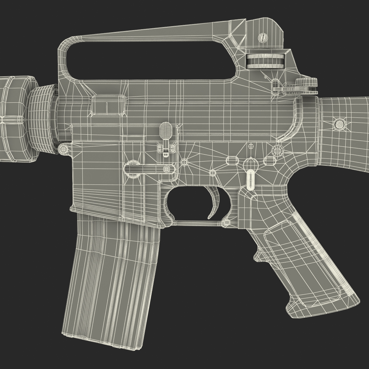 3D Rifle M16A2