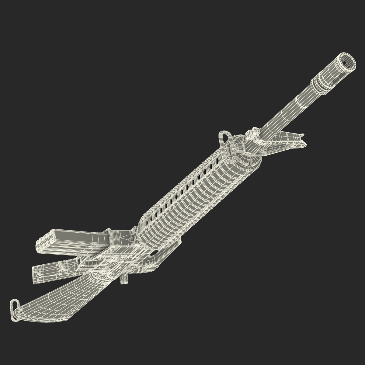 3D Rifle M16A2