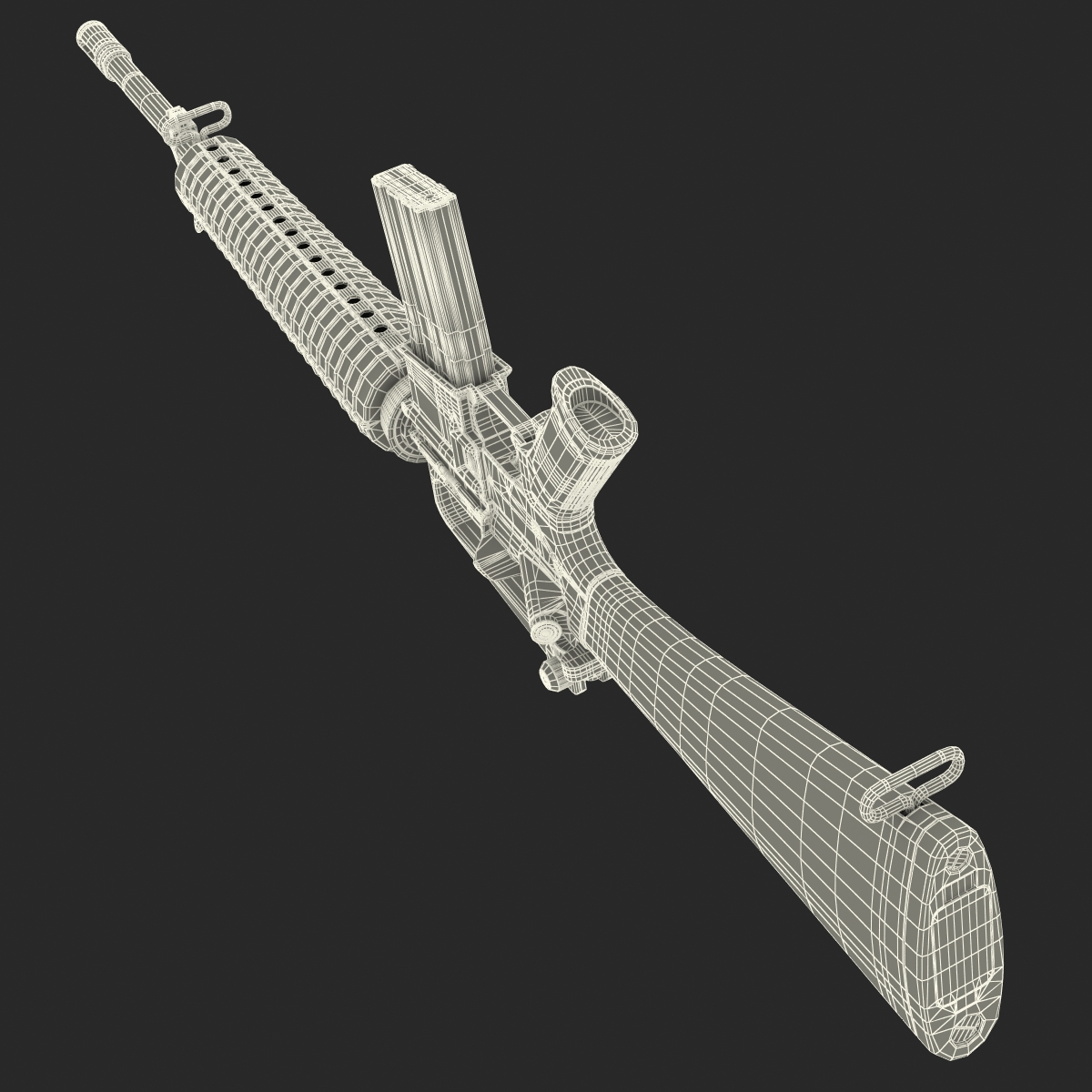 3D Rifle M16A2