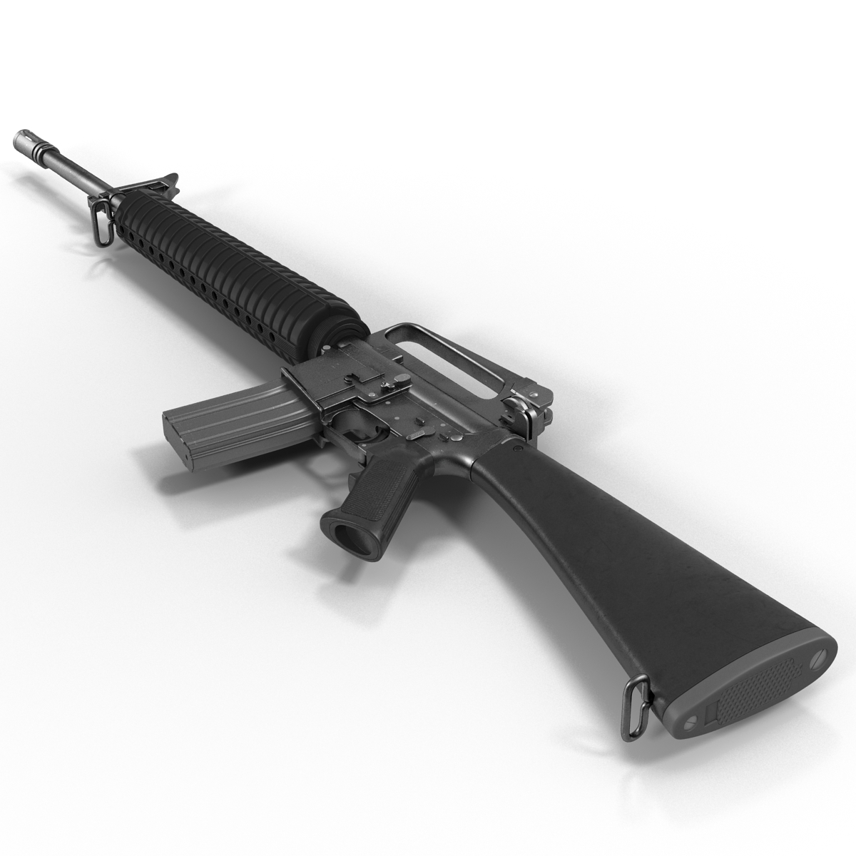 3D Assault Rifle Generic 2 model