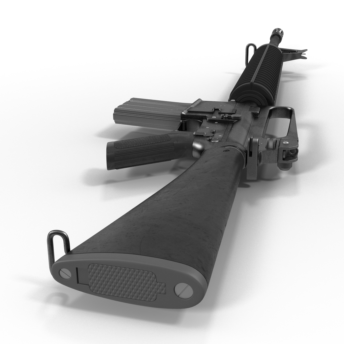 3D Assault Rifle Generic 2 model