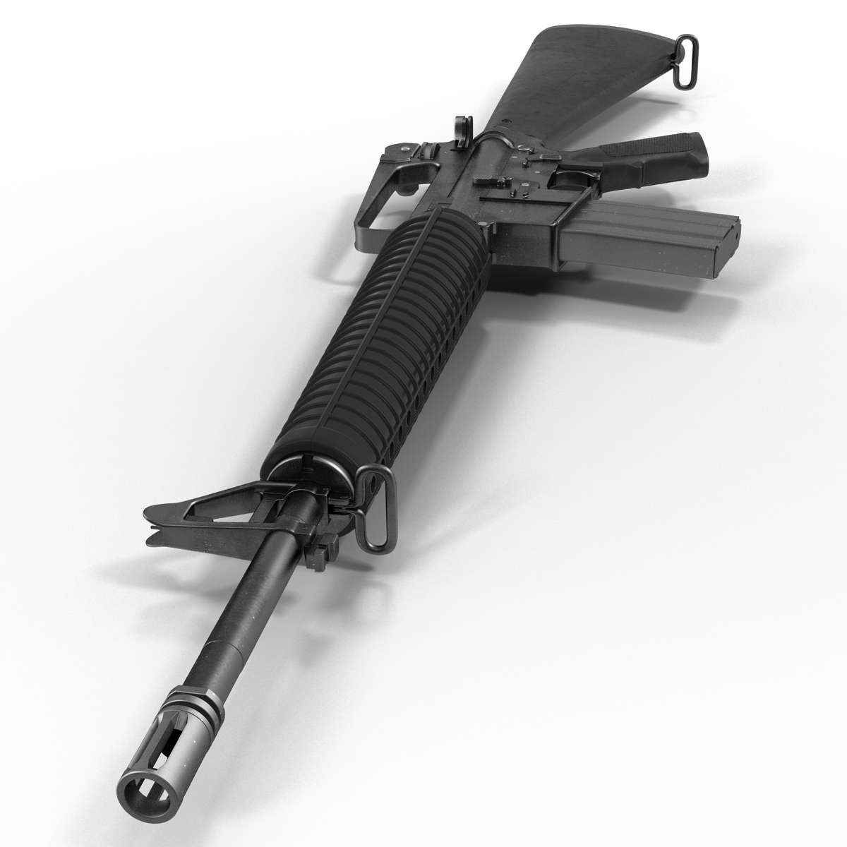 3D Assault Rifle Generic 2 model