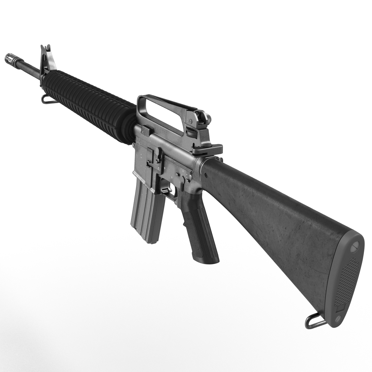 3D Assault Rifle Generic 2 model