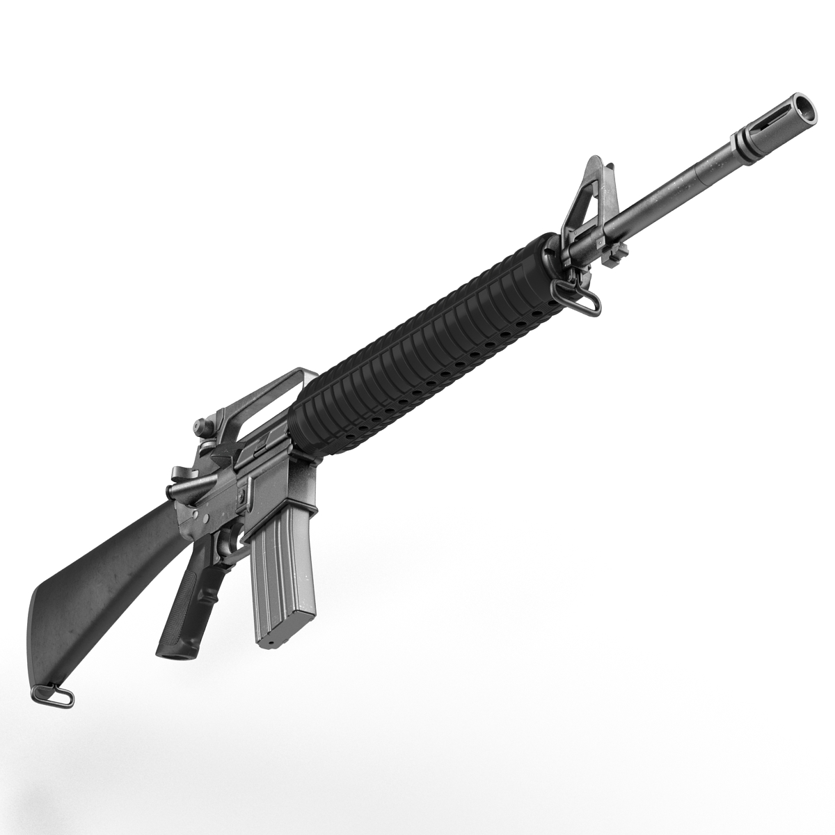 3D Assault Rifle Generic 2 model