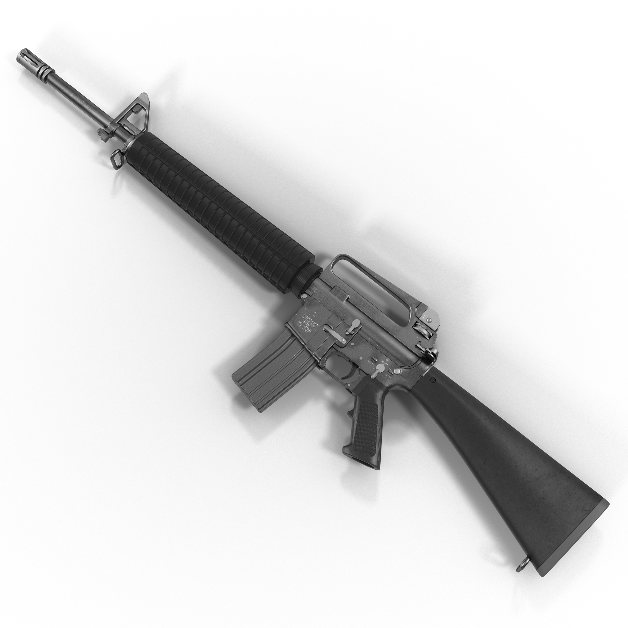 Assault Rifle M16 3D