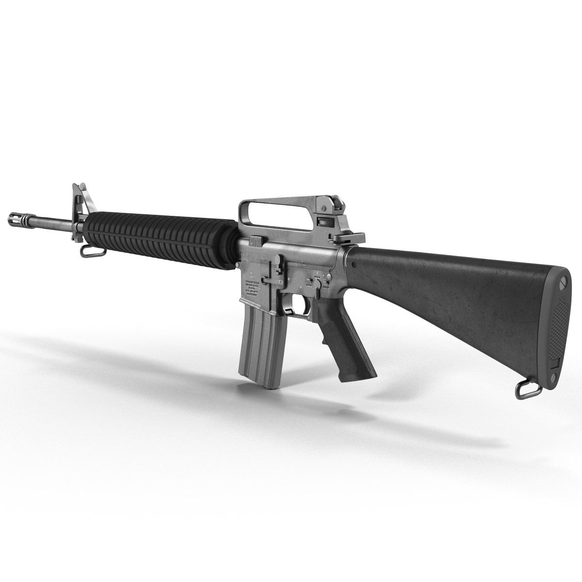 Assault Rifle M16 3D