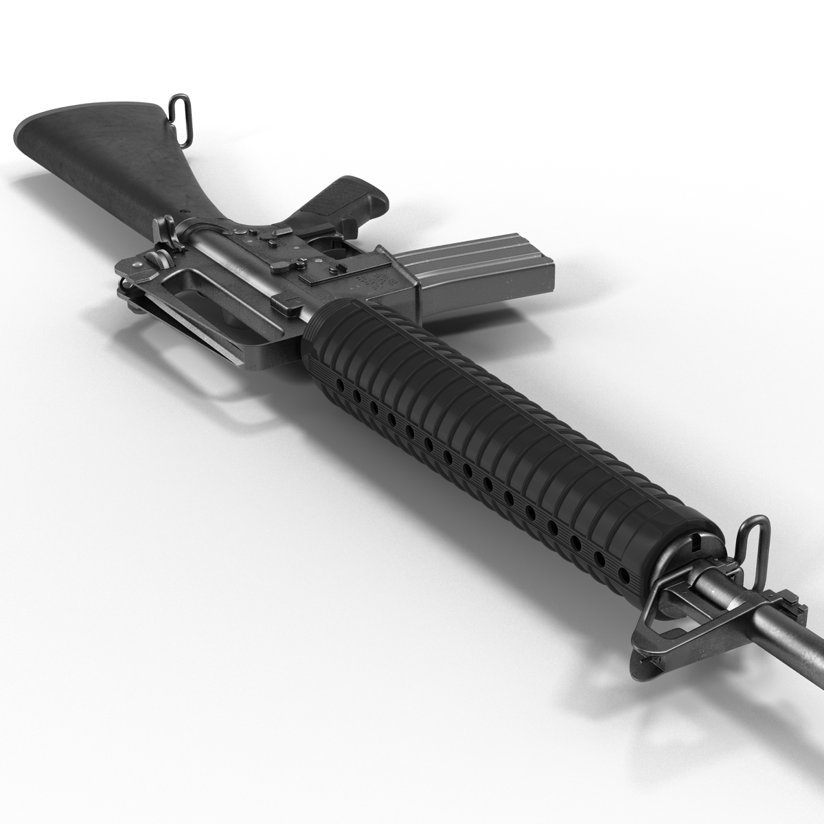 Assault Rifle M16 3D