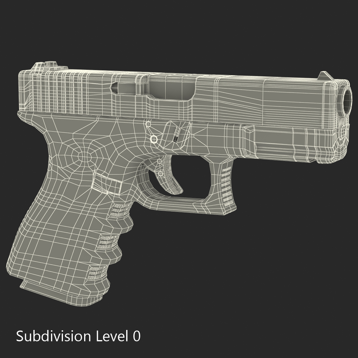 Compact Pistol Generic 3D