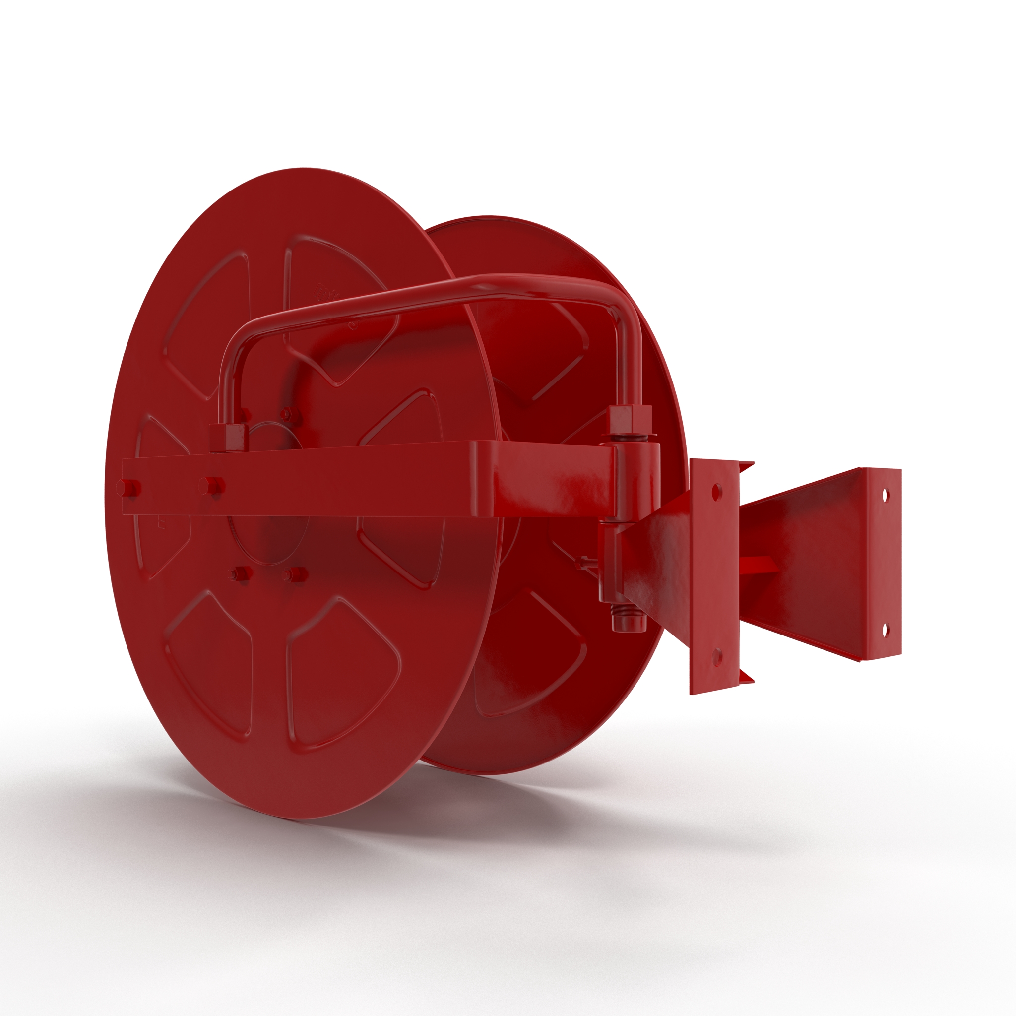 3D model Hose Reel for Water Truck