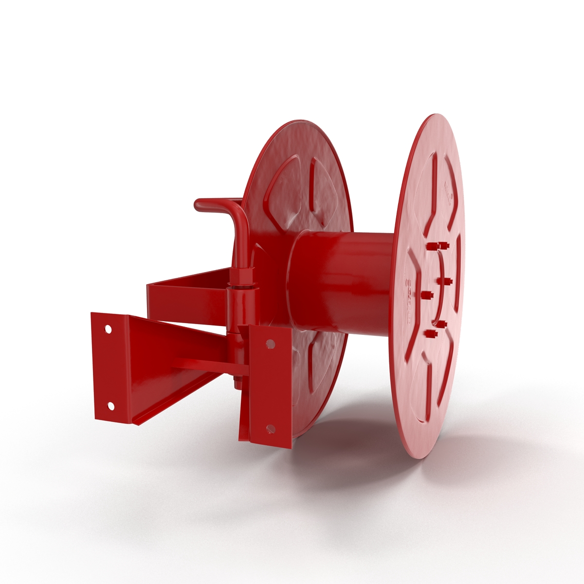 3D model Hose Reel for Water Truck